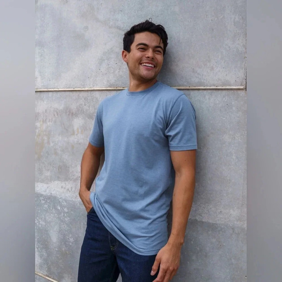 Fresh Clean Threads [2XL]  Wedgewood Tall Crew Neck - Picture 3 of 7